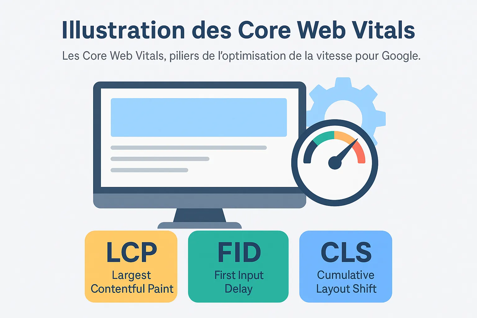 Illustration des Core Web Vitals