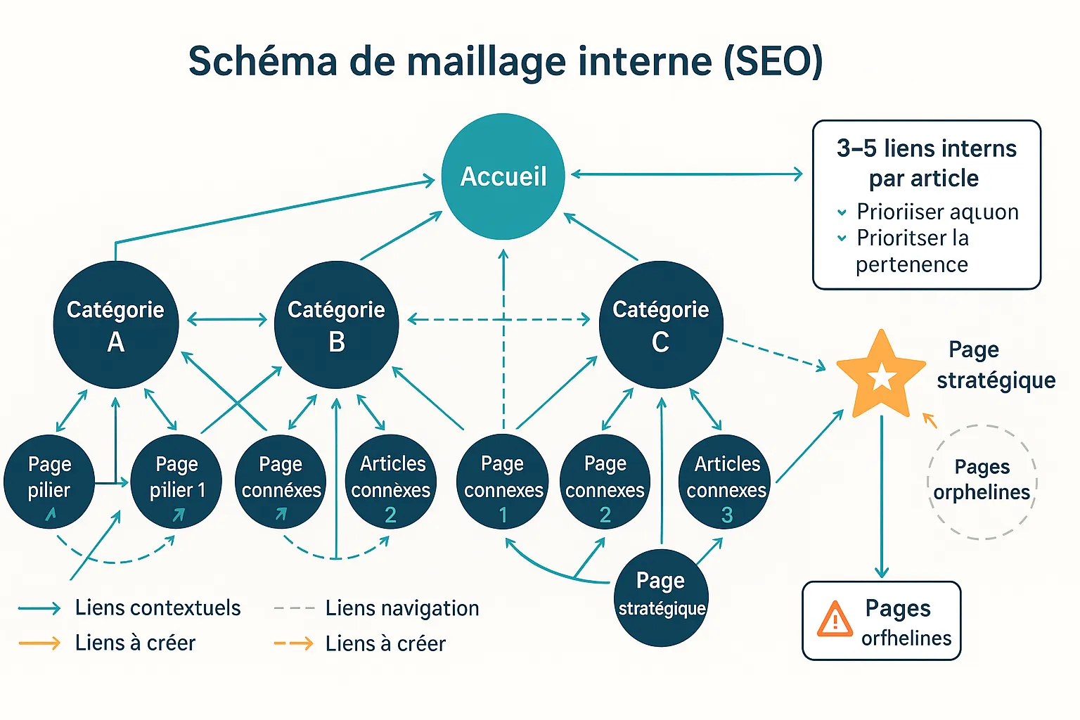 Schéma de maillage interne