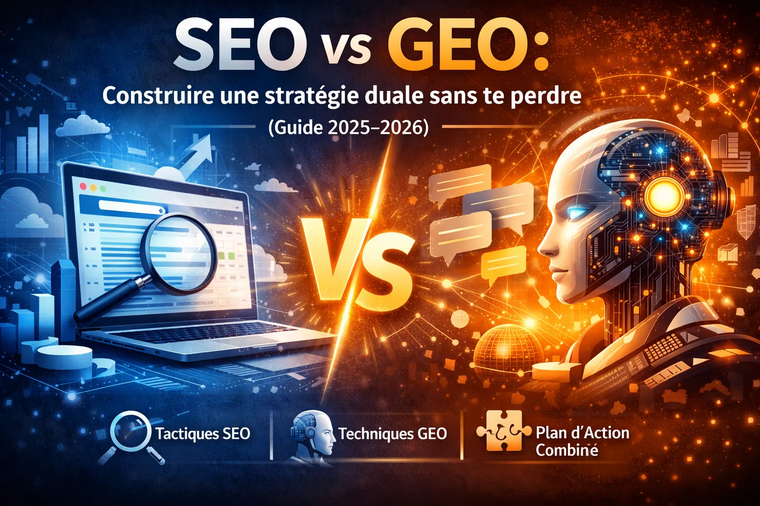 SEO vs GEO : construire une stratégie duale sans te perdre (guide 2026)